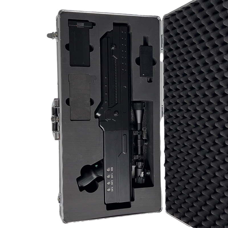  抱由镇手持便携式枪型低空防御反制四通道B型