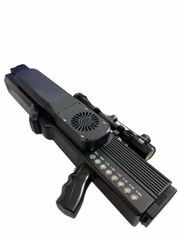  抱由镇手持便携式枪型低空防御反制八通道